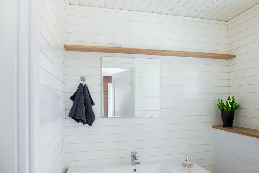 Sisustuspaneeli Siparila Kaste Valkoinen 15 x 120 x 2350 mm