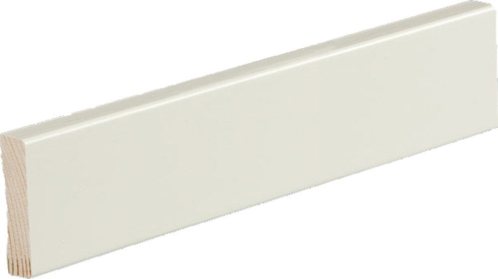 Peitelista 10 kpl Siparila KIILLE 12 x 42 x 2200 mm puhdas valkoinen