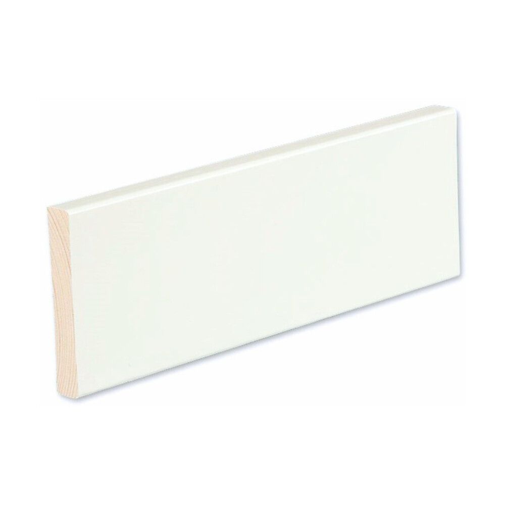 Peitelista 5 kpl Siparila KIILLE 12 x 70 x 3600 mm puhdas valkoinen