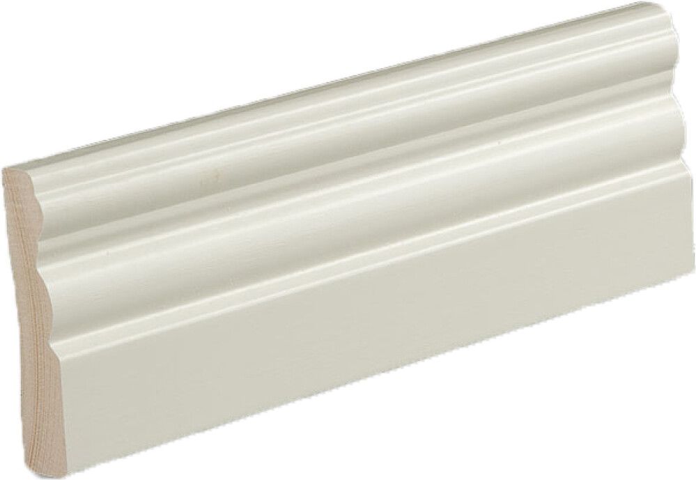 Peitelista/jalkalista 5 kpl Siparila KUMPU 15 x 68 x 3600 mm puhdas valkoinen