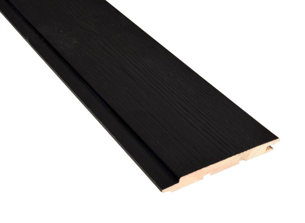 Sisustuspaneeli Siparila ROSO musta 13 x 120 x 2350 mm