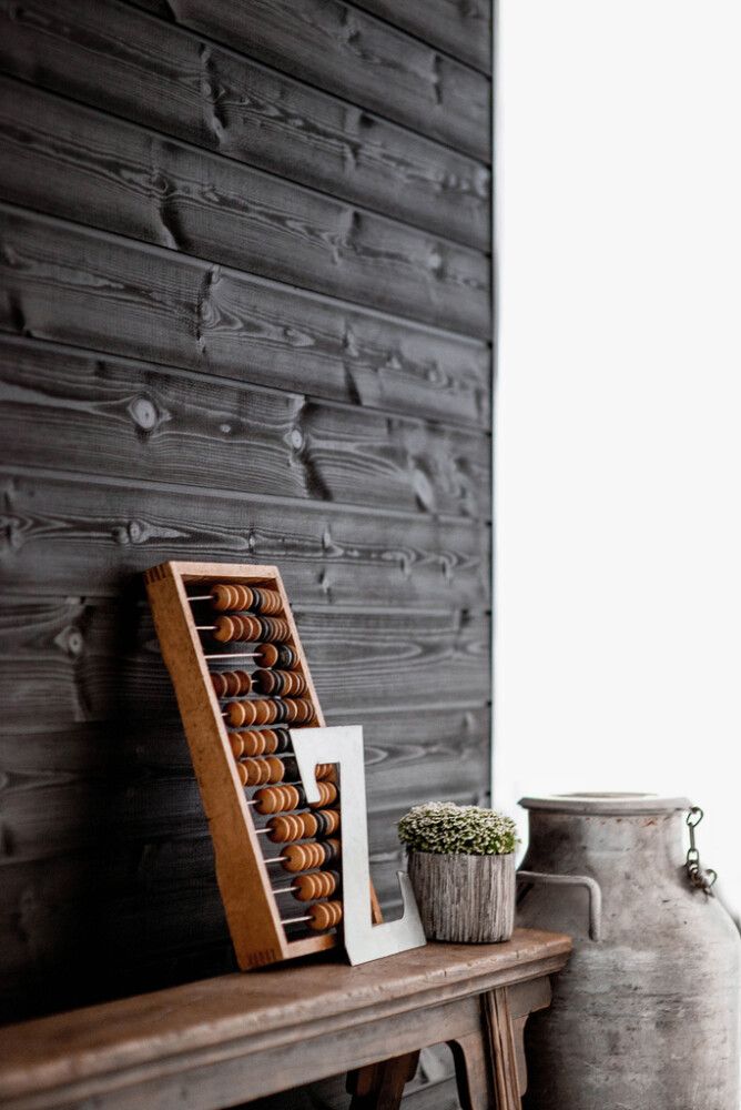 Sisustuspaneeli Siparila ROSO musta 13 x 120 x 2350 mm