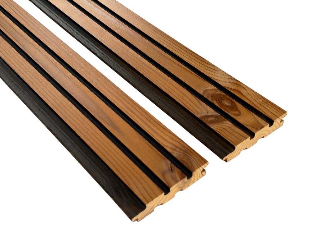 Sisustuspaneeli Siparila Sola lämpömänty 17 x 90 x 2050 mm