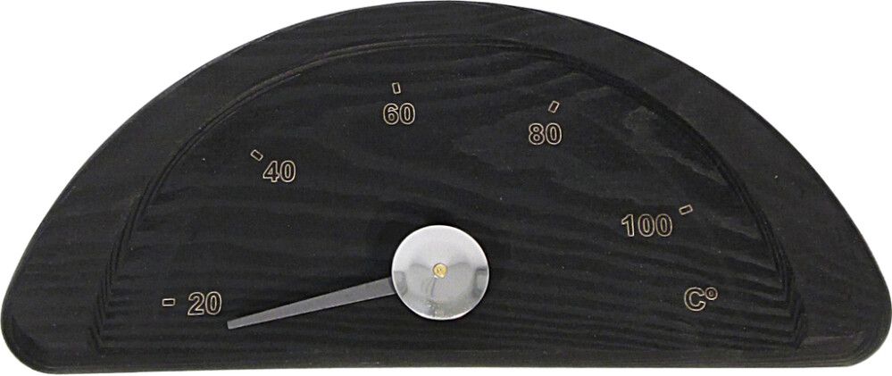 Saunamittari Pinetta Puolikuu Musta