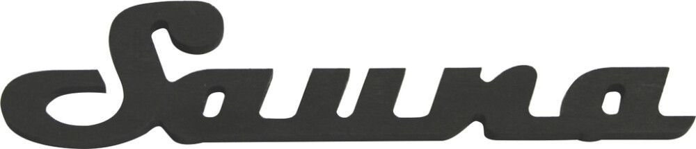 Saunakyltti Pinetta Musta