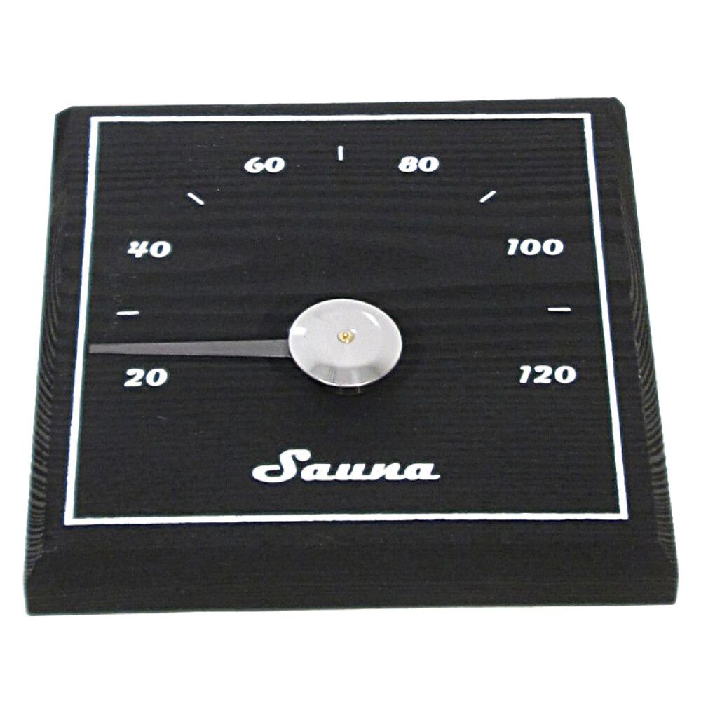 Saunamittari Pinetta Neliö Musta