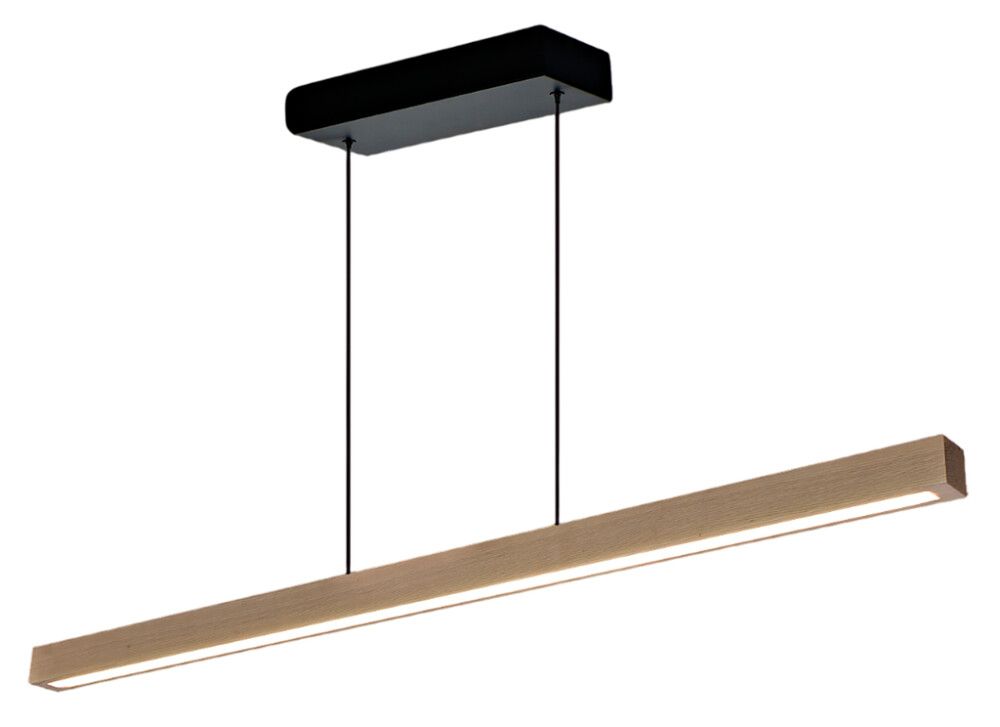 Riippuvalaisin Aneta Linea vaalea puu 100 cm