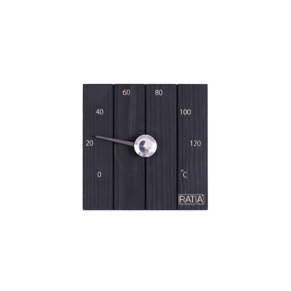 Saunamittari Pinetta Ratia Laituri Musta 12,5 x 12,5 cm