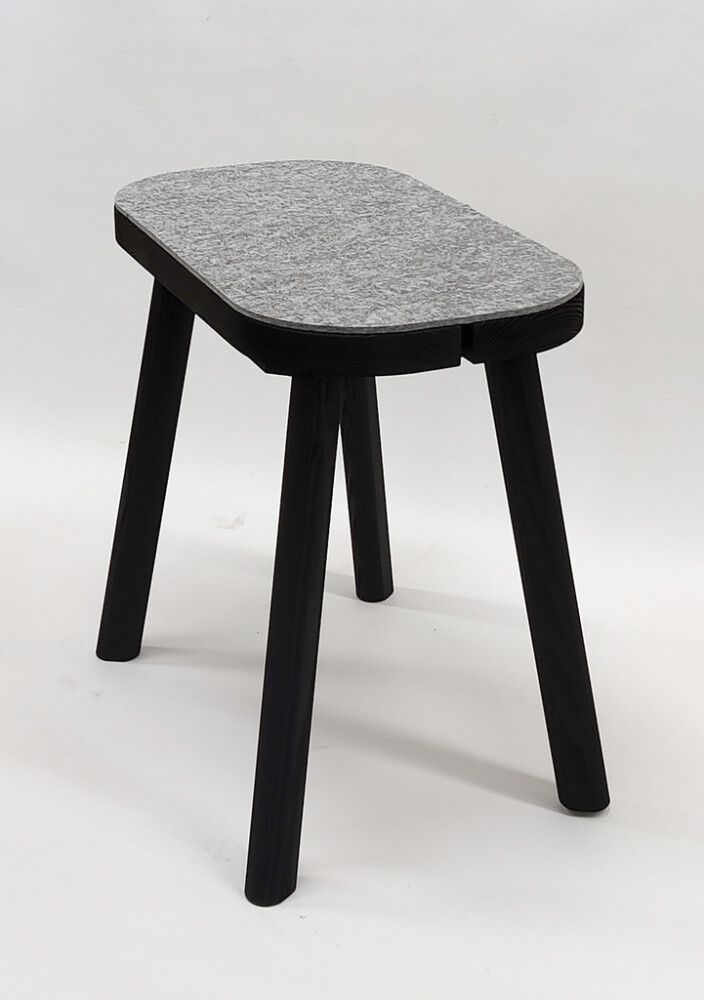 Saunajakkara Pinetta Vintage Musta/Harmaa 48 x 27 x 43 cm