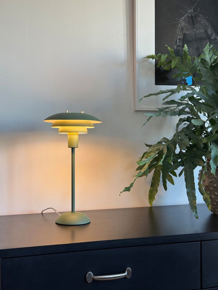 Pöytävalaisin Aneta Epsilon vihreä 37 cm