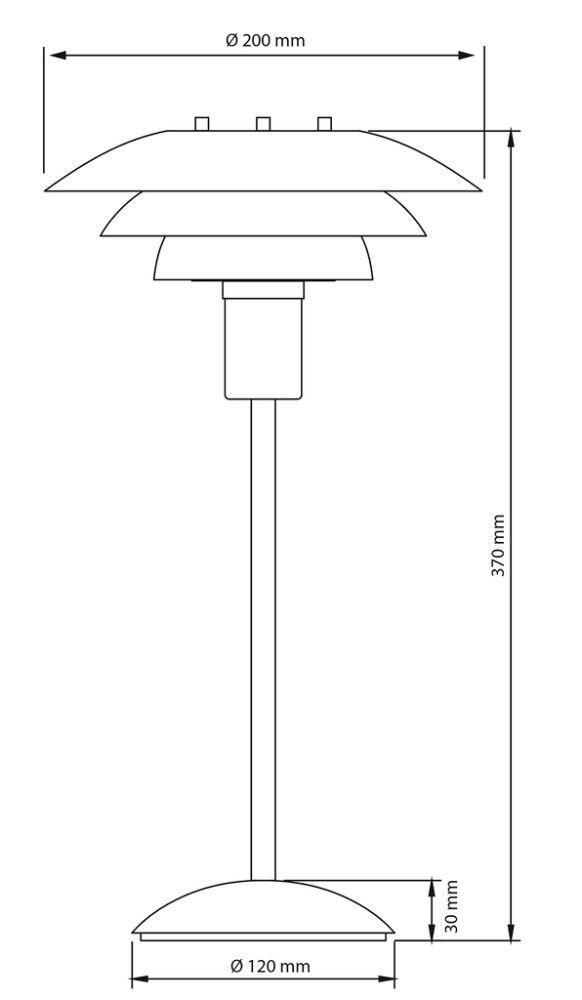 Pöytävalaisin Aneta Epsilon vihreä 37 cm