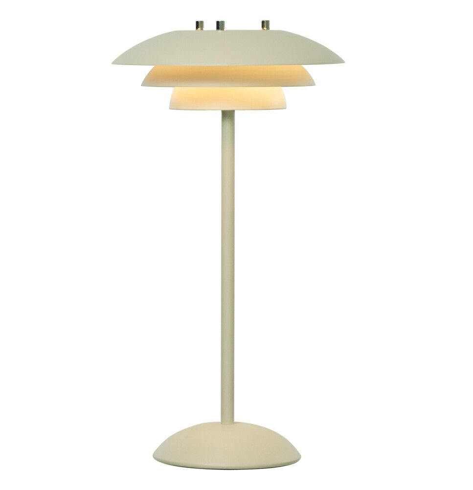 Ladattava pöytävalaisin Aneta Epsilon Ø 20 x 37 cm Hiekka