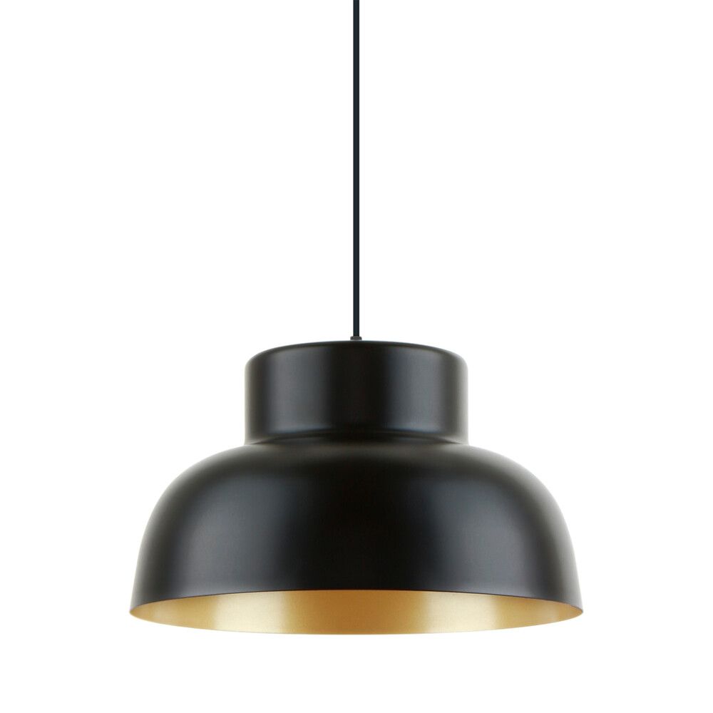 Riippuvalaisin Aneta Bessie musta/kulta Ø 39 cm