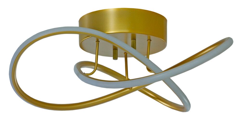 LED-kattovalaisin Aneta Roller 50 x 17 cm Kulta