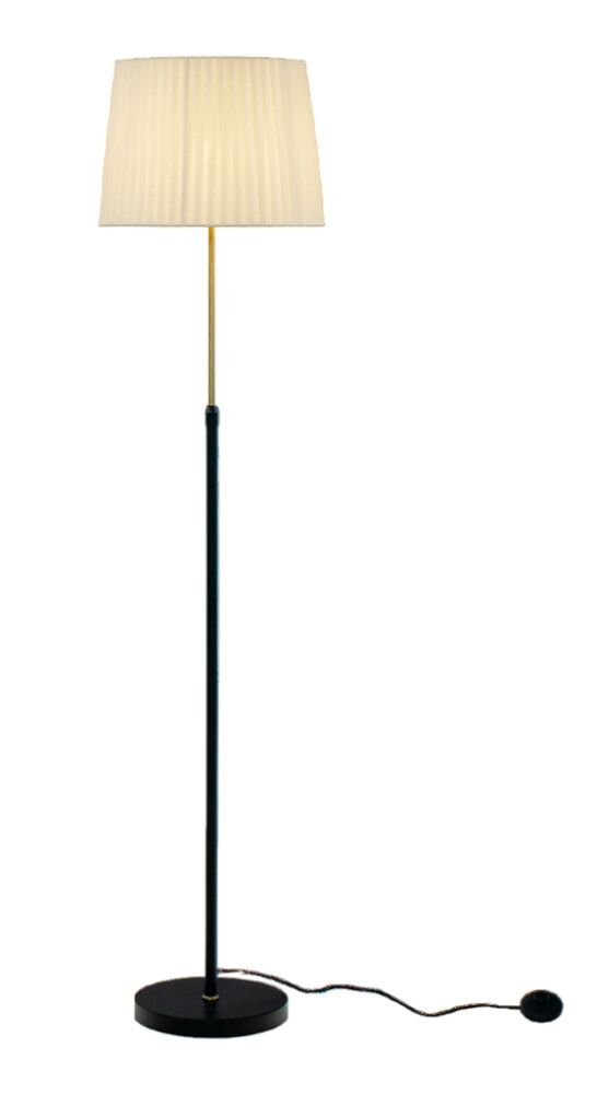 Lattiavalaisin Aneta Ezai musta/matta messinki Ø 36,5 x 155 cm