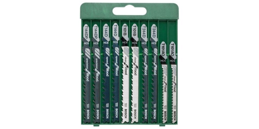 Pistosahanteräsarja Bosch, T-kiinnitys, 10-os