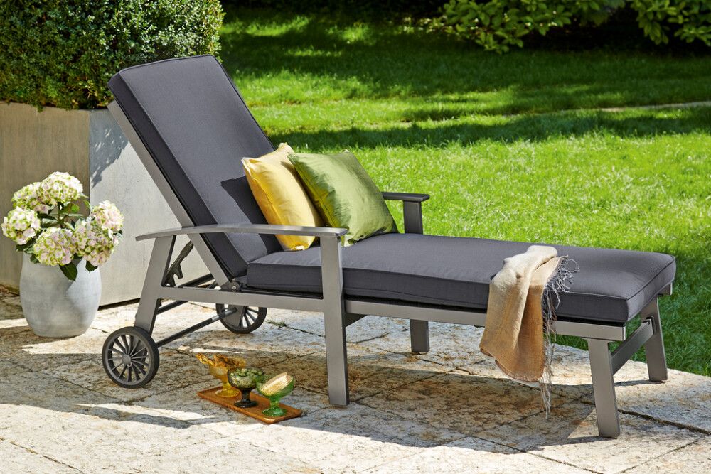 Aurinkotuoli Sunfun Maja XL harmaa