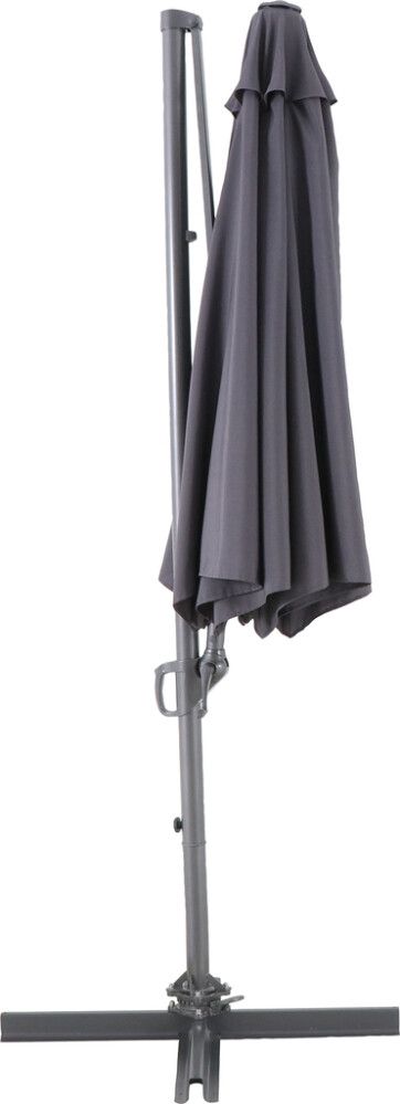 Aurinkovarjo SunFun Palermo Ø 300 cm Antrasiitti