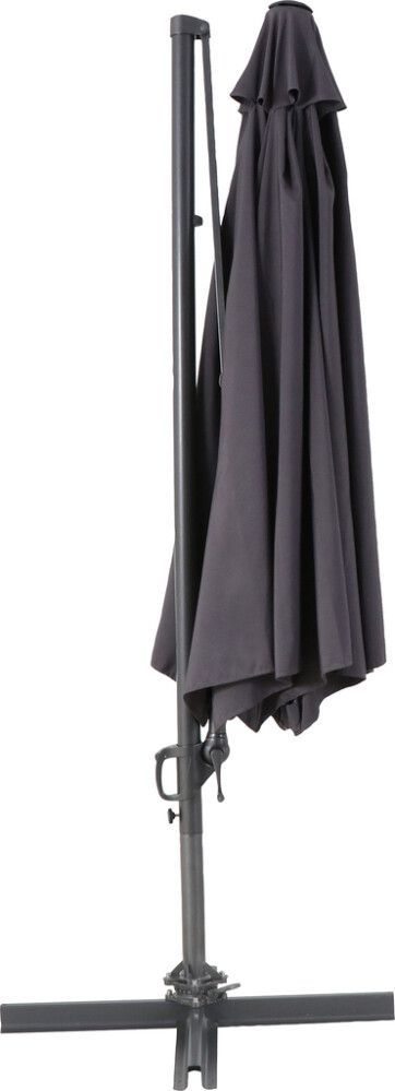 Aurinkovarjo SunFun Pisa Ø 350 cm Antrasiitti