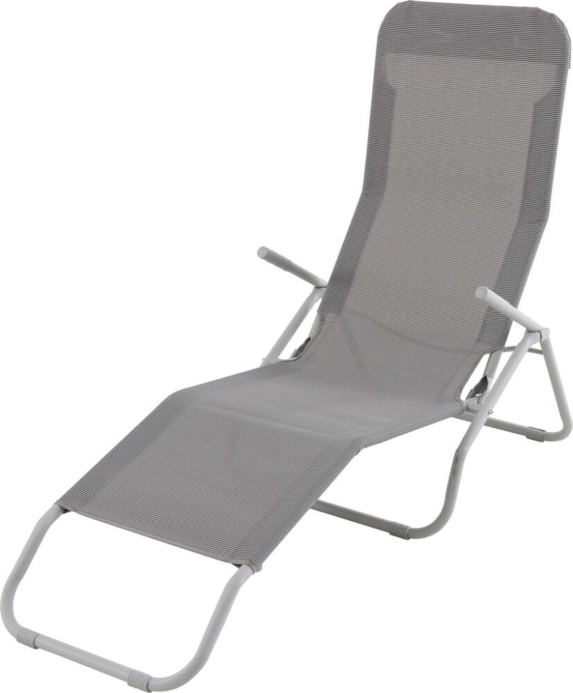 Aurinkotuoli Sunfun Marissa Vaaleanharmaa