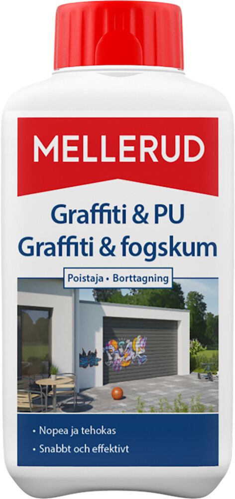 Graffiti & PU poistaja Mellerud 500 ml