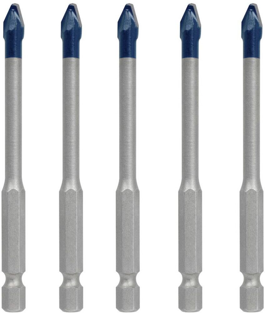 Laattaporanteräsarja Bosch Expert HEX-9 HardCeramic 6 x 90 mm 5 kpl