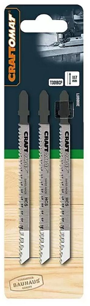 Pistosahanteräsarja Craftomat T301 BCP 3 kpl