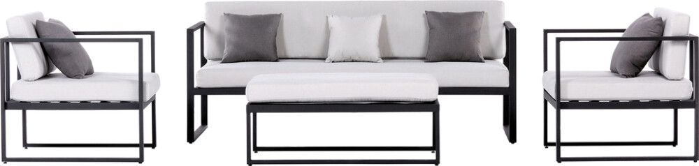 Pehmusteiden päälliset Sensum Skepparholmen sohvaryhmä vaaleanharmaa