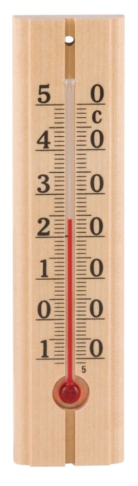 Sisälämpömittari lakattu koivu