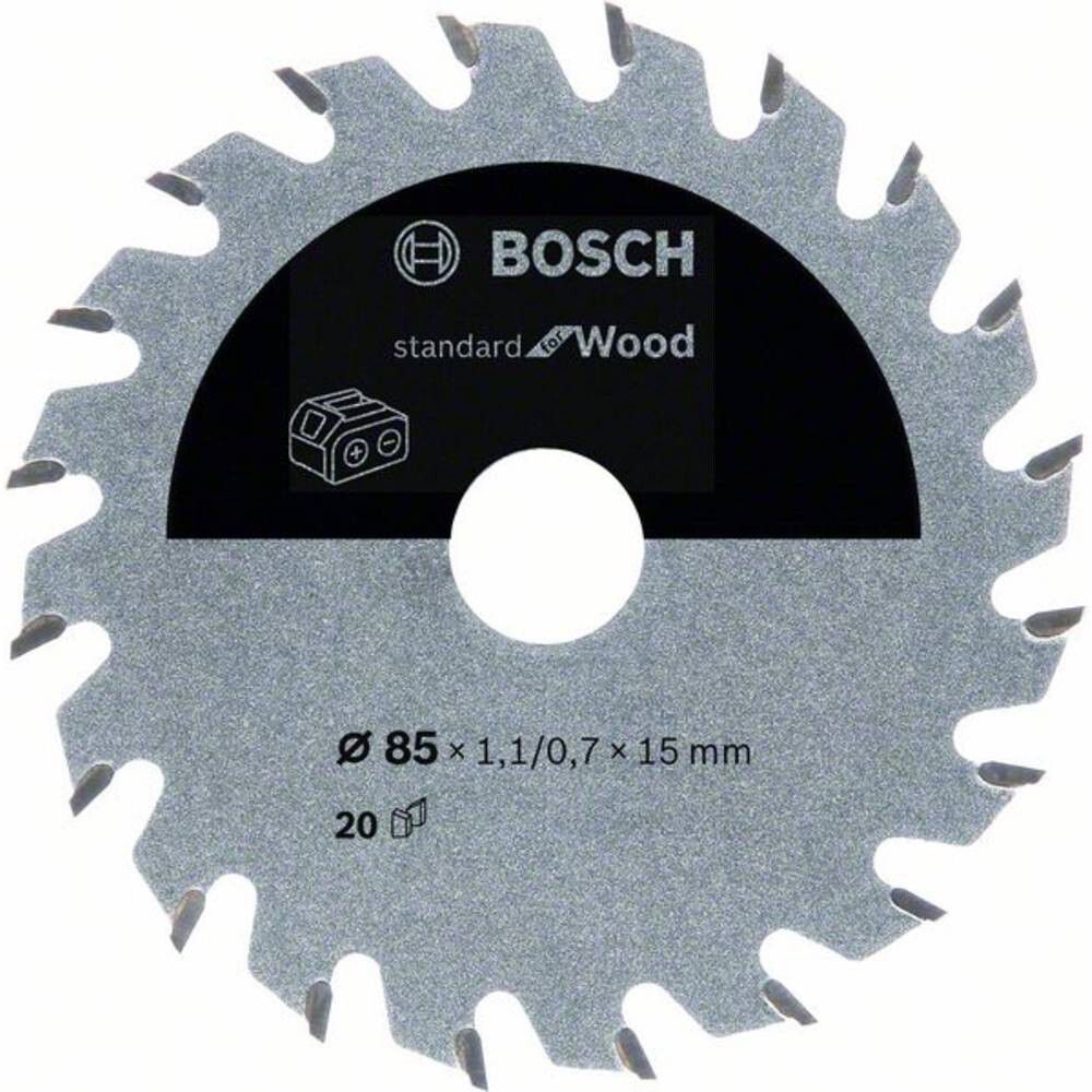Pyörösahanterä Bosch standard for Wood 85 x 15 mm