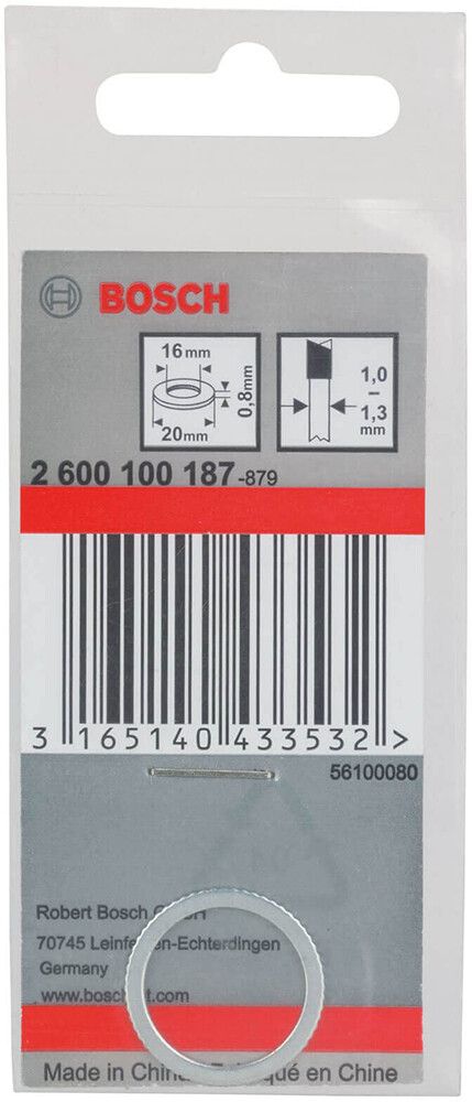 Supistusrengas pyörösahanterälle Bosch 20 / 16 x 0,8 mm
