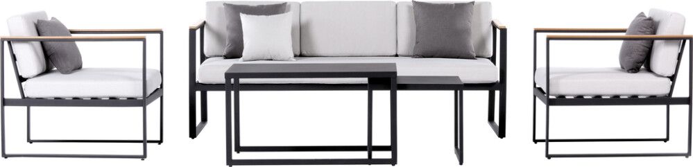 Pehmusteet Sensum Hasseludden sohvaryhmä vaaleanharmaa