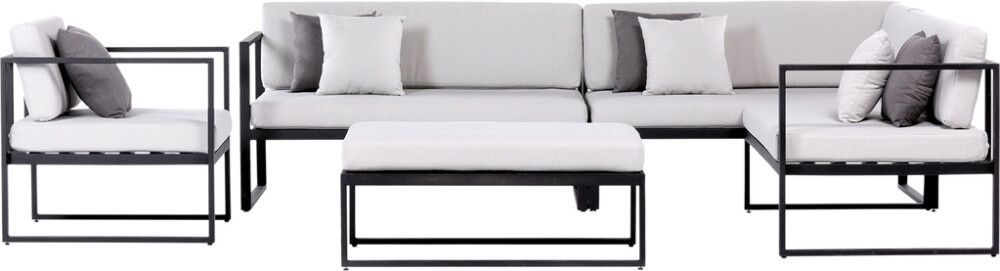 Pehmusteet Sensum Skepparholmen kulmasohvaryhmä vaaleanharmaa