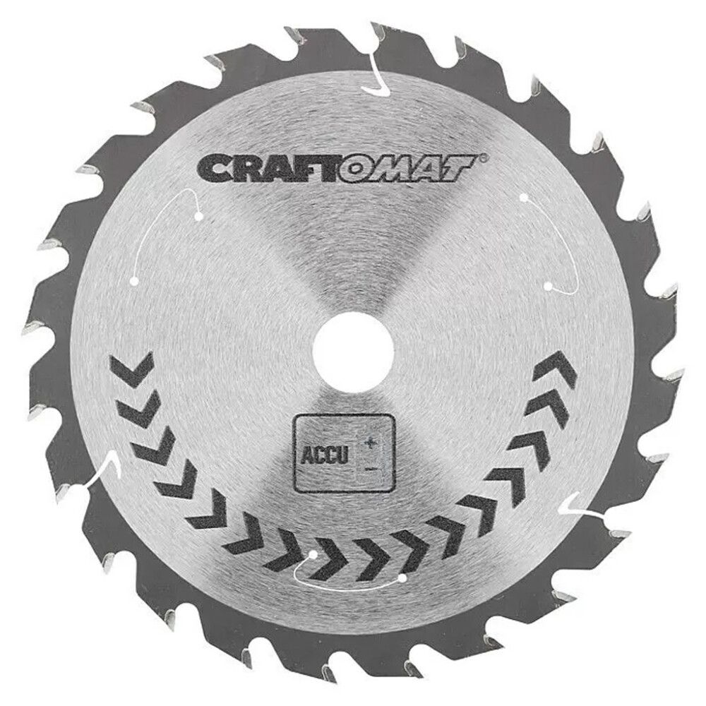 Pyörösahanterä Craftomat 165 x 1,5/1 x 20 mm 24T