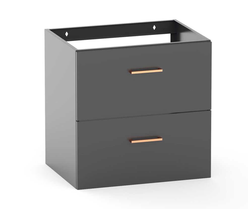 Allaskaappi Polaria Noval 600 Mattaharmaa 60 x 60 x 45 cm