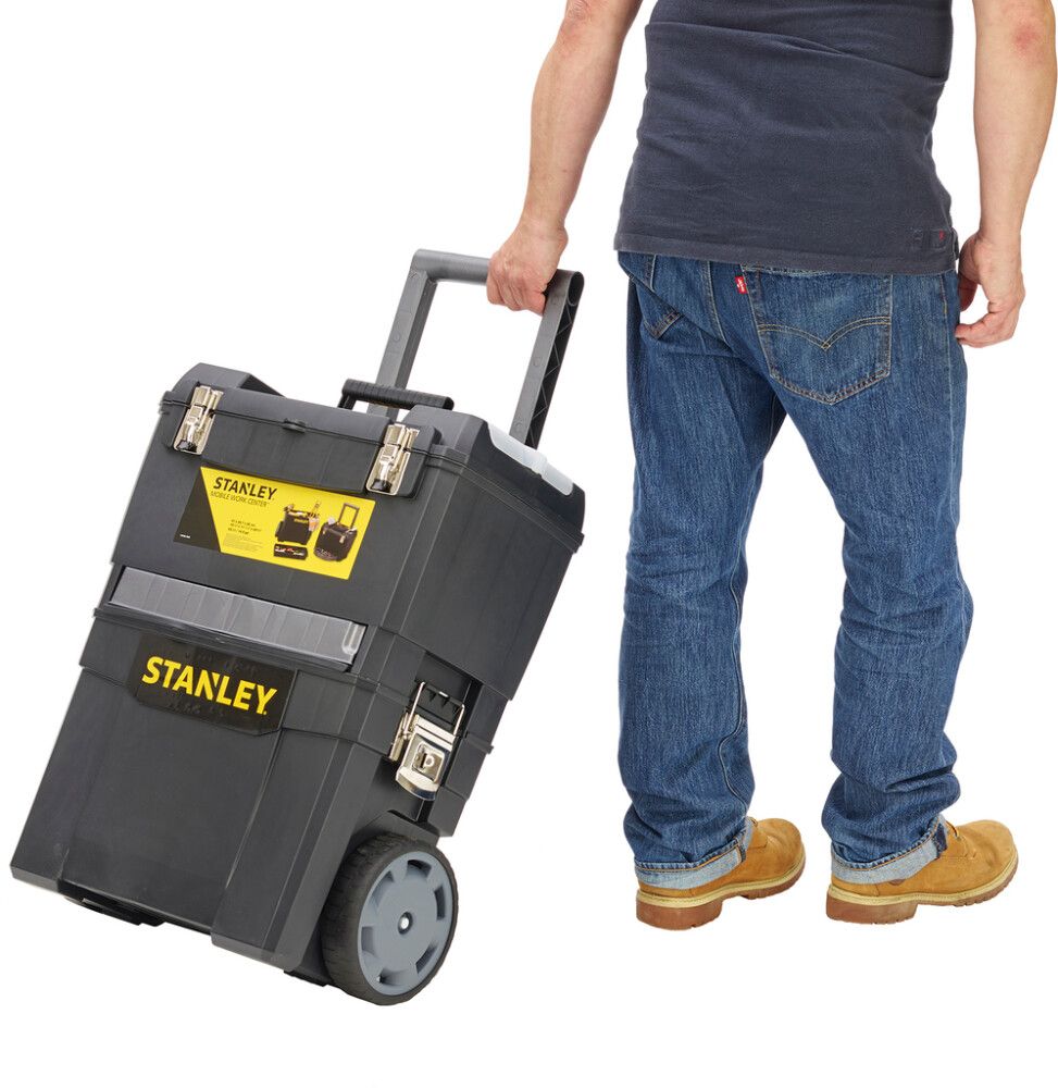 Työkalupakki pyörillä Stanley Mobile Workcenter