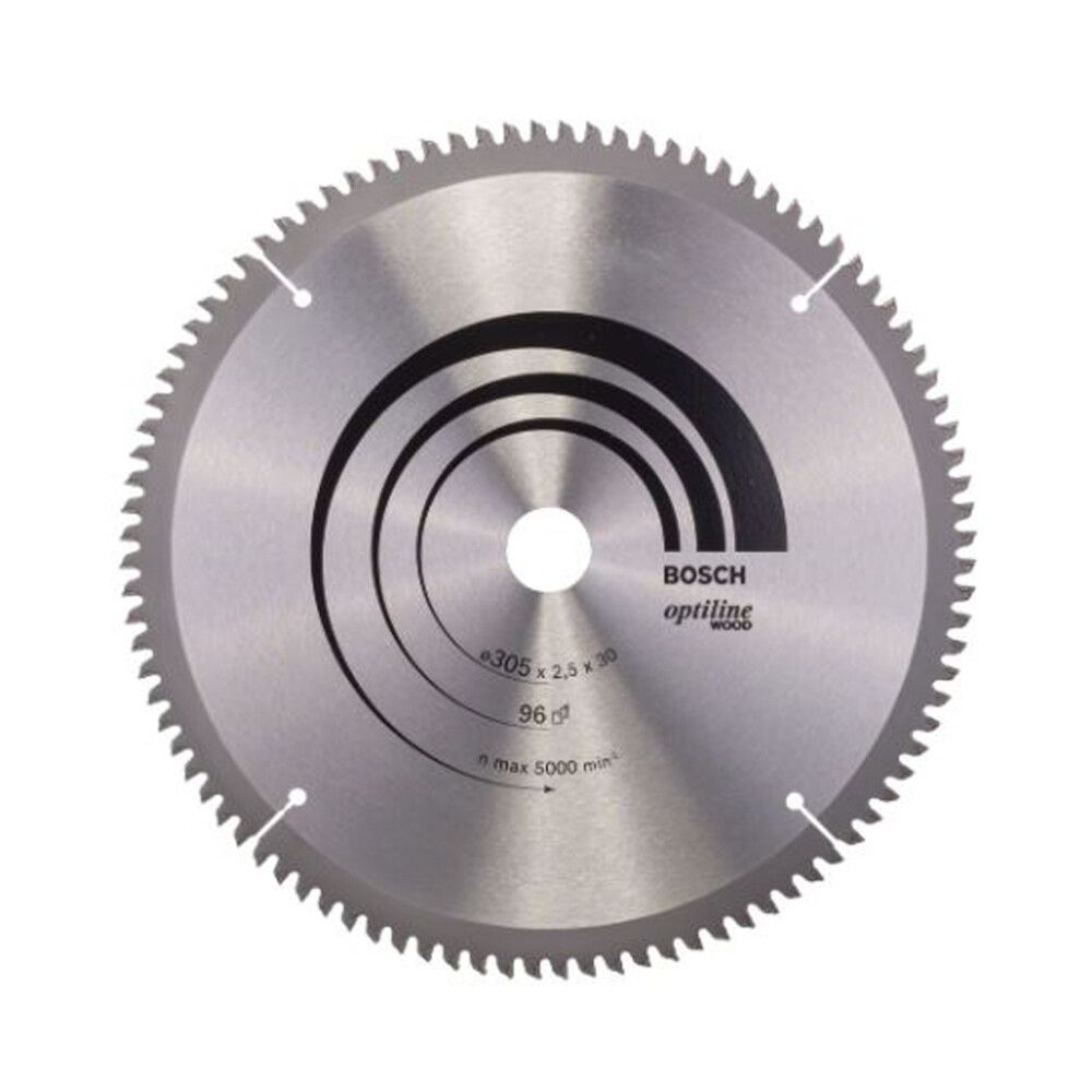 Pyörösahanterä Bosch Optiline Wood 305 x 2,5 mm T96