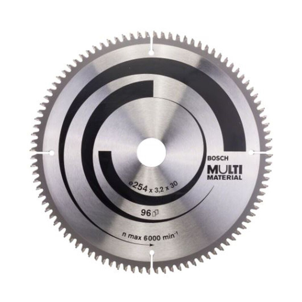 Pyörösahanterä Bosch Multi Material 254 x 3,2 mm T96