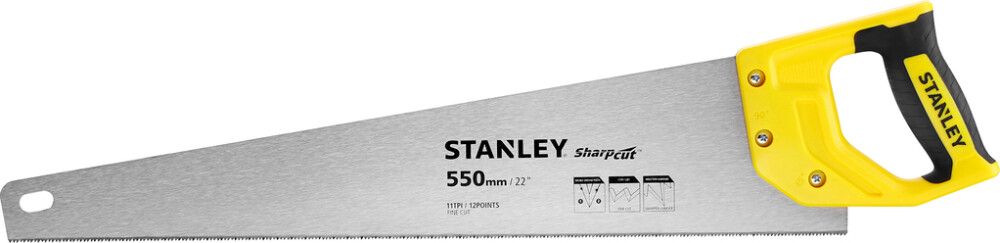 Käsisaha Stanley SharpCut 550 mm 11 TPI