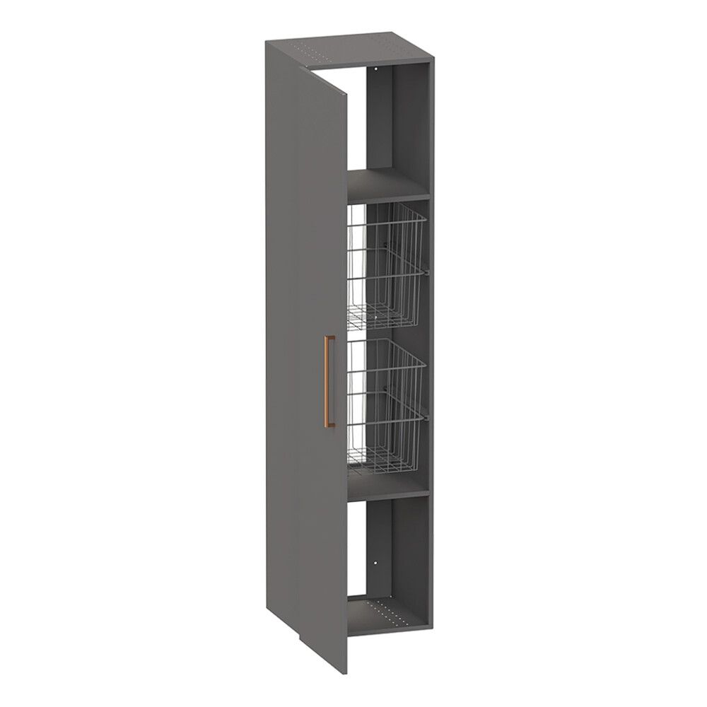 Pyykkikaappi Polaria Solo 400 x 400 Antrasiitinharmaa