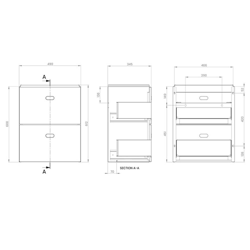 Allaskaappi Polaria Mille 500