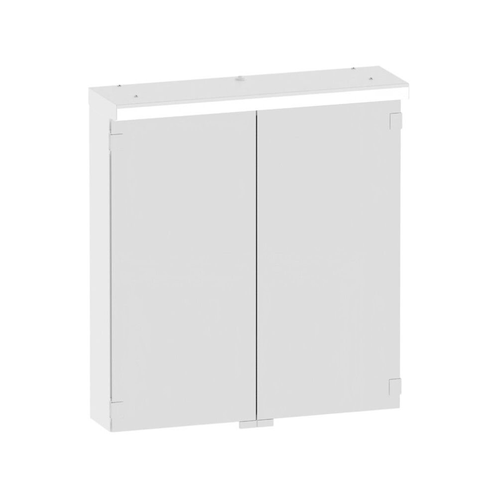 Valaisinpeilikaappi Polaria Nora valkoinen vikavirtasuojattu 60 cm