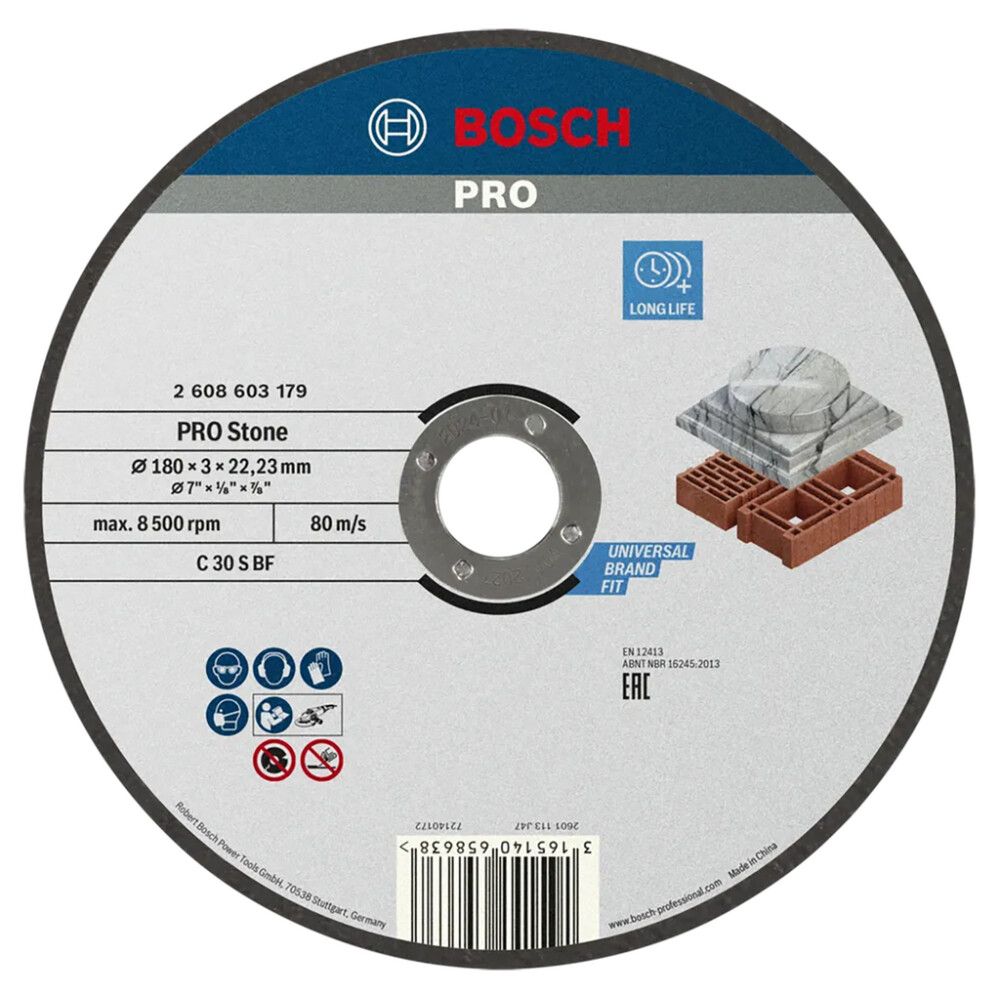 Katkaisulaikka Bosch PRO Stone 180 x 22,23 x 1,4 mm