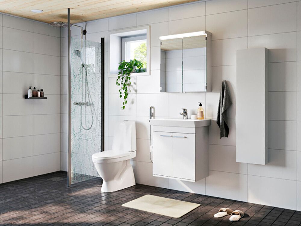 Allaskaappi Polaria Pro N 500 valkoinen 45 cm