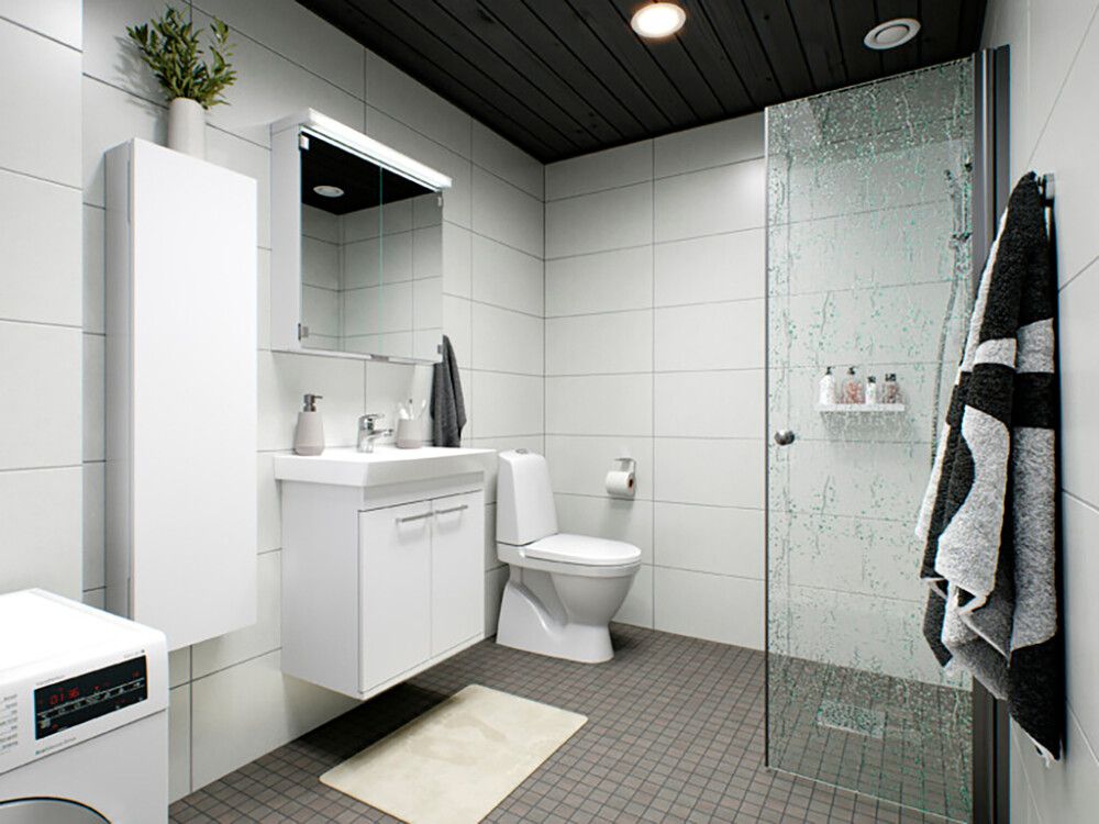 Allaskaappi Polaria Pro N 560 valkoinen 51 cm