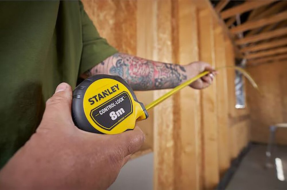 Rullamitta Stanley® Control-Lock™ 8 m
