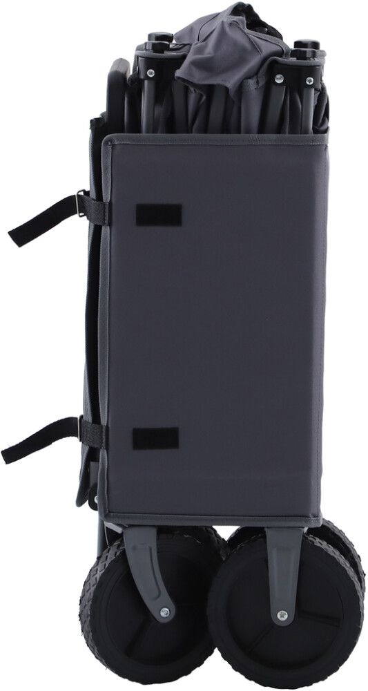 Puutarhakärry taittuva harmaa