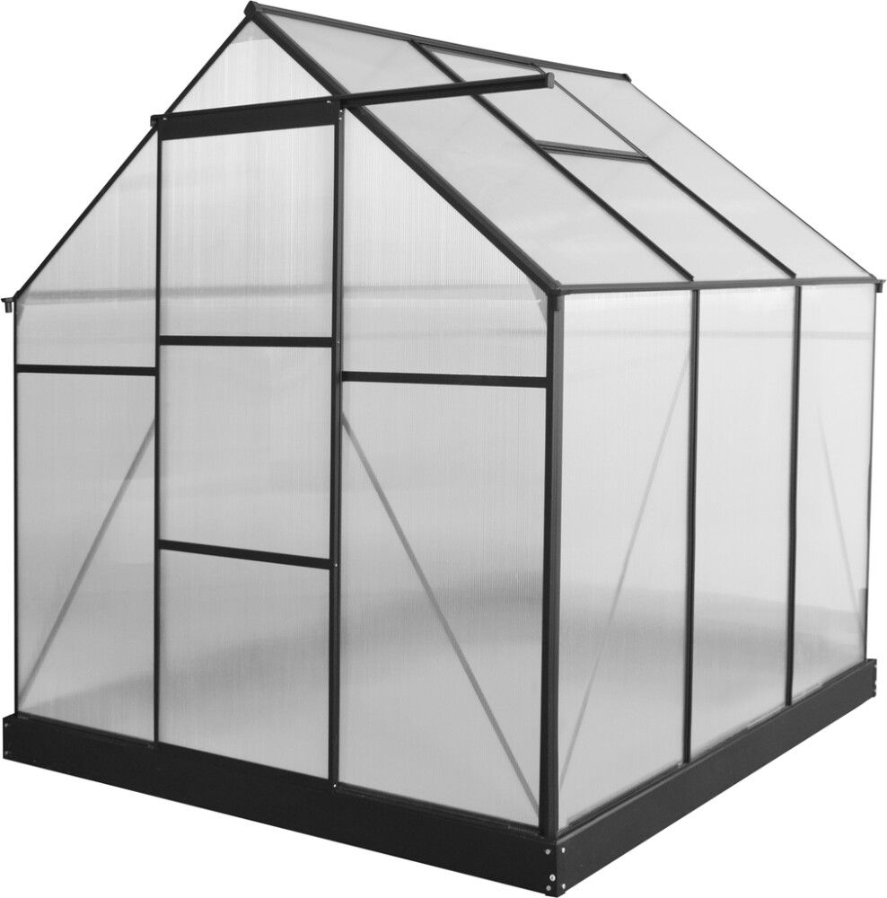 Kasvihuone Gardol Hobby 3,6 m² 190 x 190 x 207 cm