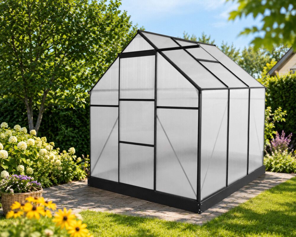 Kasvihuone Gardol Hobby 3,6 m² 190 x 190 x 207 cm