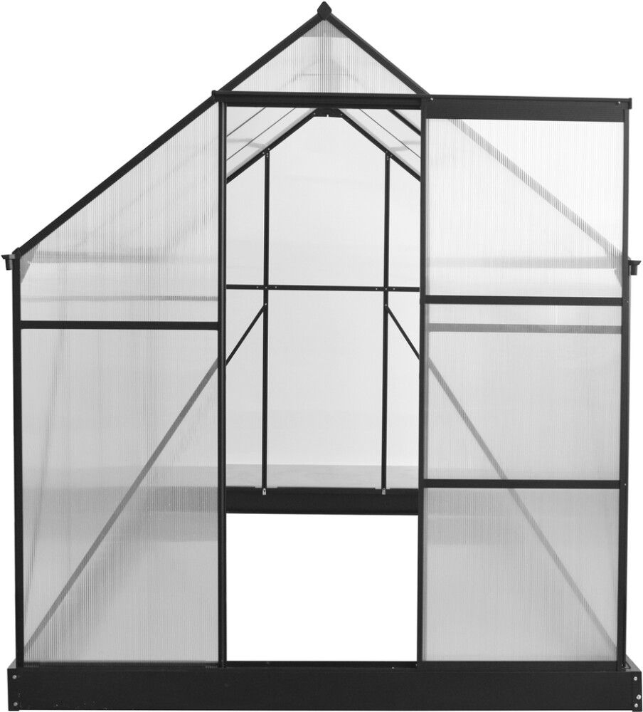 Kasvihuone Gardol Hobby 3,6 m² 190 x 190 x 207 cm